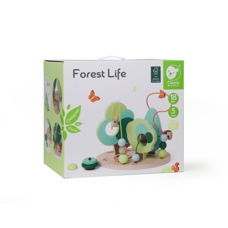 VIDA EN EL BOSQUE, FOREST LIFE, , DE MADERA, MARCA CLASSIC WORLD - 2