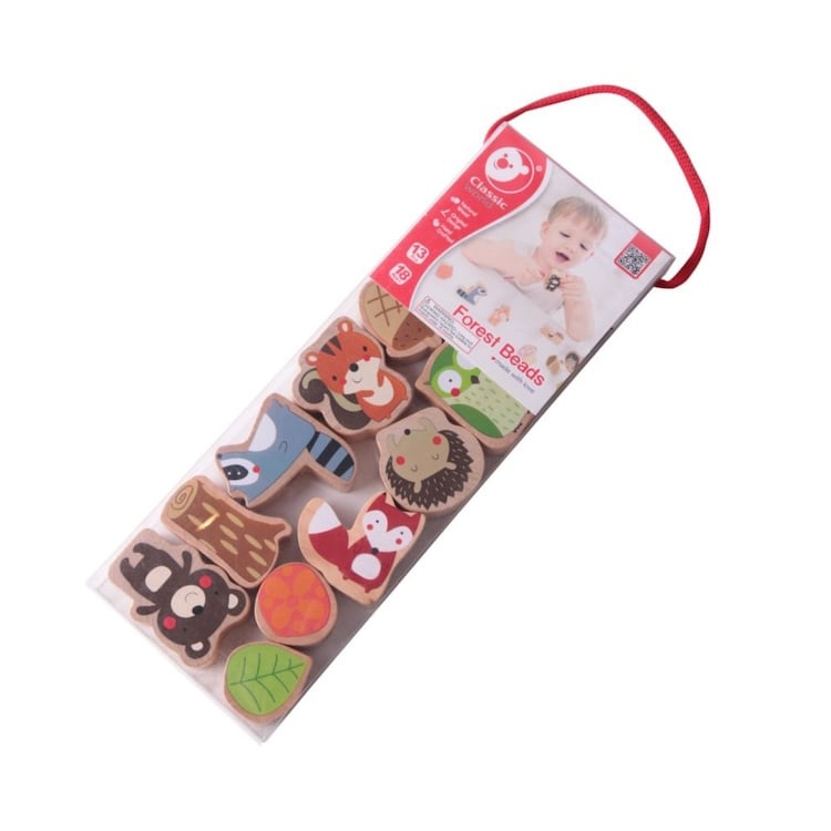 CUENTAS DEL BOSQUE, FOREST BEADS, DE MADERA, CLASSIC WORLD - 1