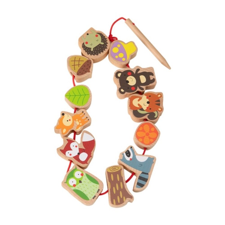 CUENTAS DEL BOSQUE, FOREST BEADS, DE MADERA, CLASSIC WORLD - 2