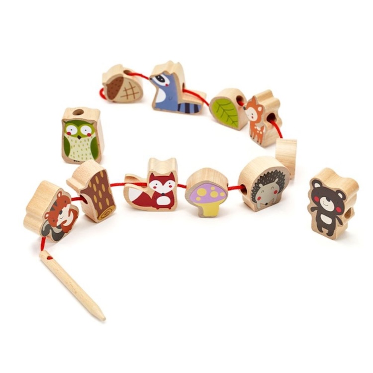CUENTAS DEL BOSQUE, FOREST BEADS, DE MADERA, CLASSIC WORLD - 4