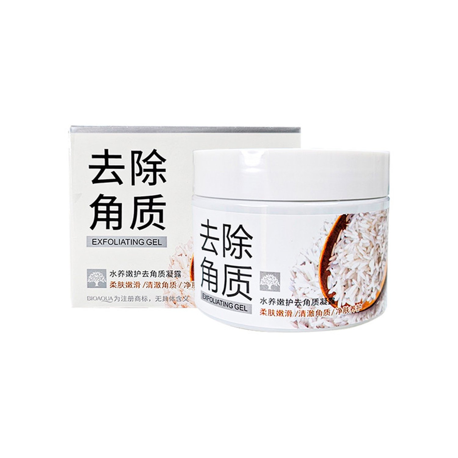 GEL EXFOLIANTE ARROZ BLANQUEADOR BIOAQUA - 1