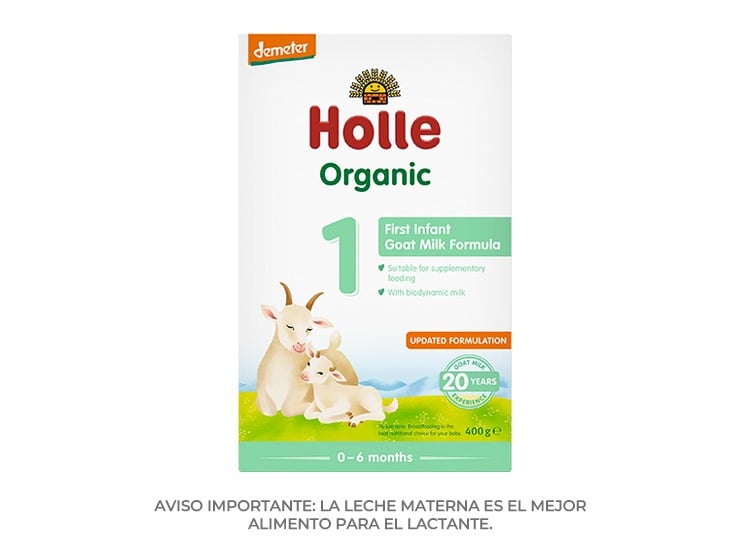 FÓRMULA ORGÁNICA DE CABRA NO1 - HOLLE BABY FOOD - 1