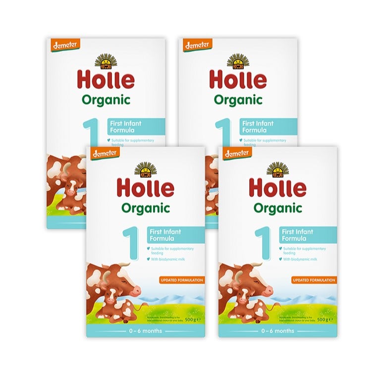 PACK X4 FÓRMULA ORGÁNICA PARA LACTANTES NO1 - HOLLE BABY FOOD - 2