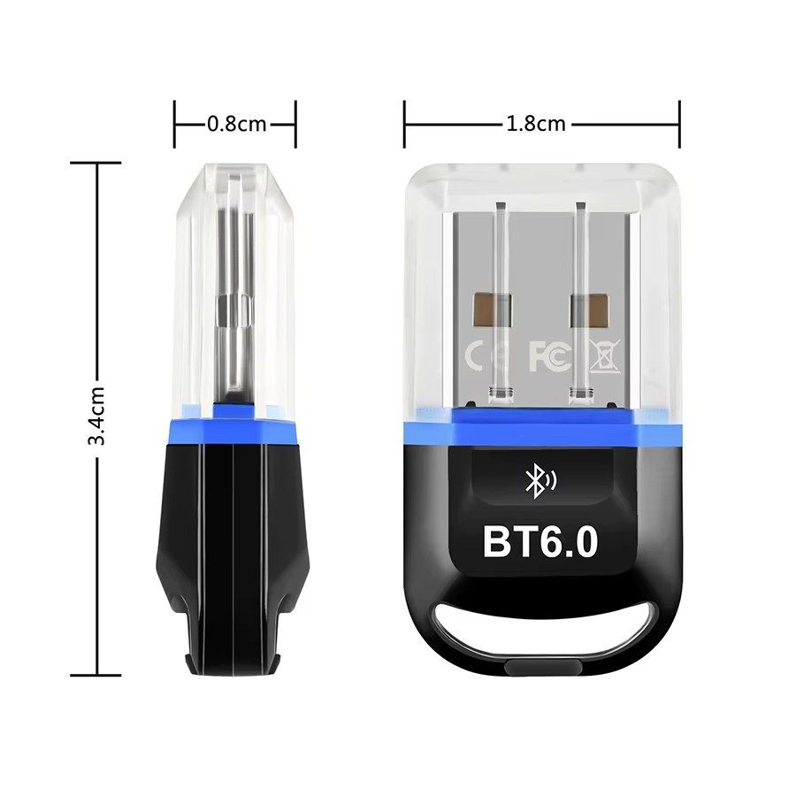 ADAPTADOR PARA PC DONGLE UDB BLUETOOTH 6.0 - 2