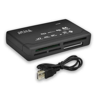 LECTOR DE TARJETAS DE MEMORIA TODO EN UNO PARA USB EXTERNO MINI SDHC M2 MMC XD CF - 3