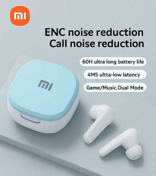 AURICULARES BLUETOOTH 5.4 EARBUDS XIAOMI REDMI A98 WIRELESS CELESTE BB - 1
