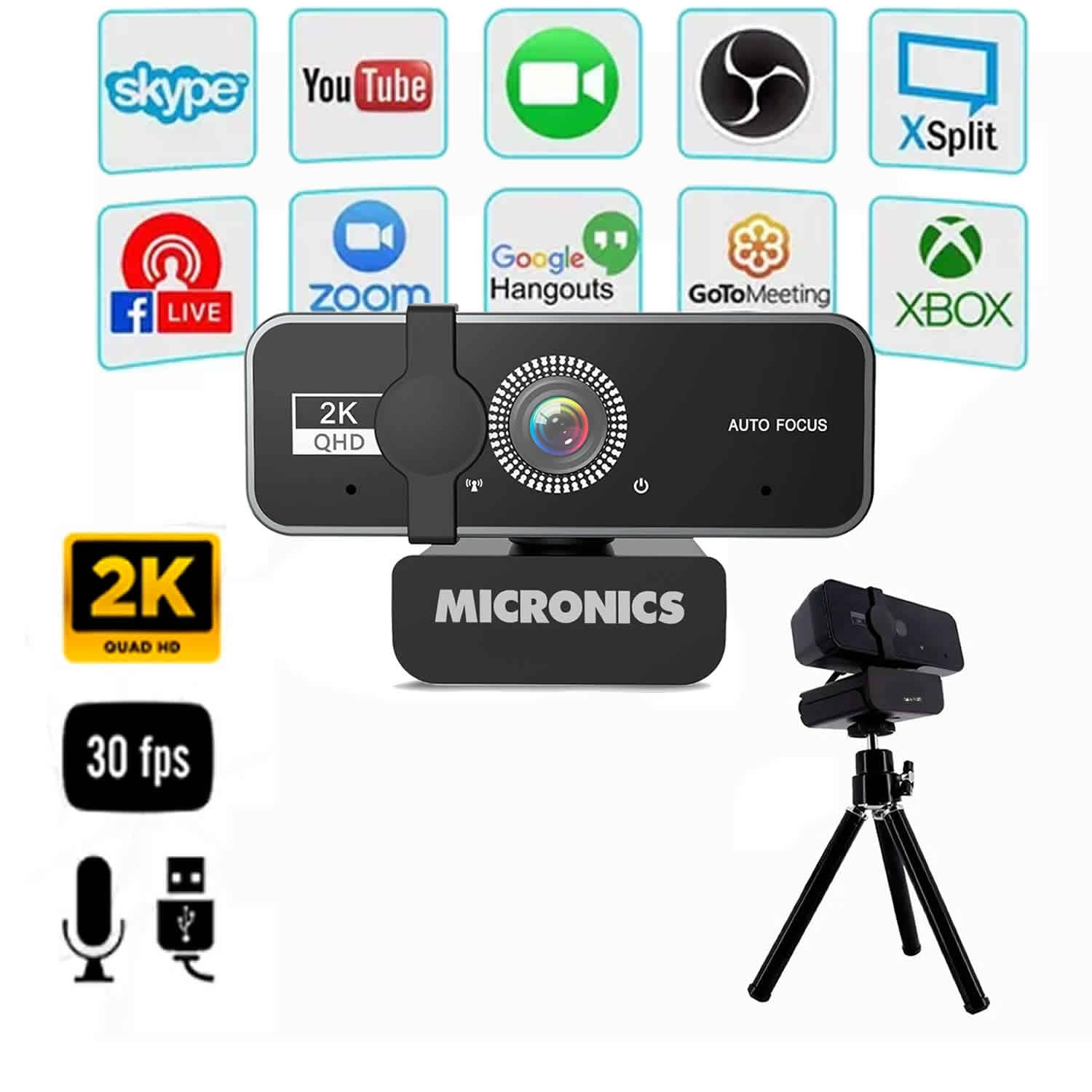 CAMARA WEB MICRONICS 2K QUANTUM - 2