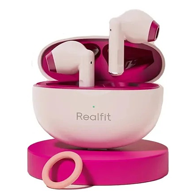 AURICULAR - AUDIFONOS BLUETOOTH F2 TWS - ROSA - 1