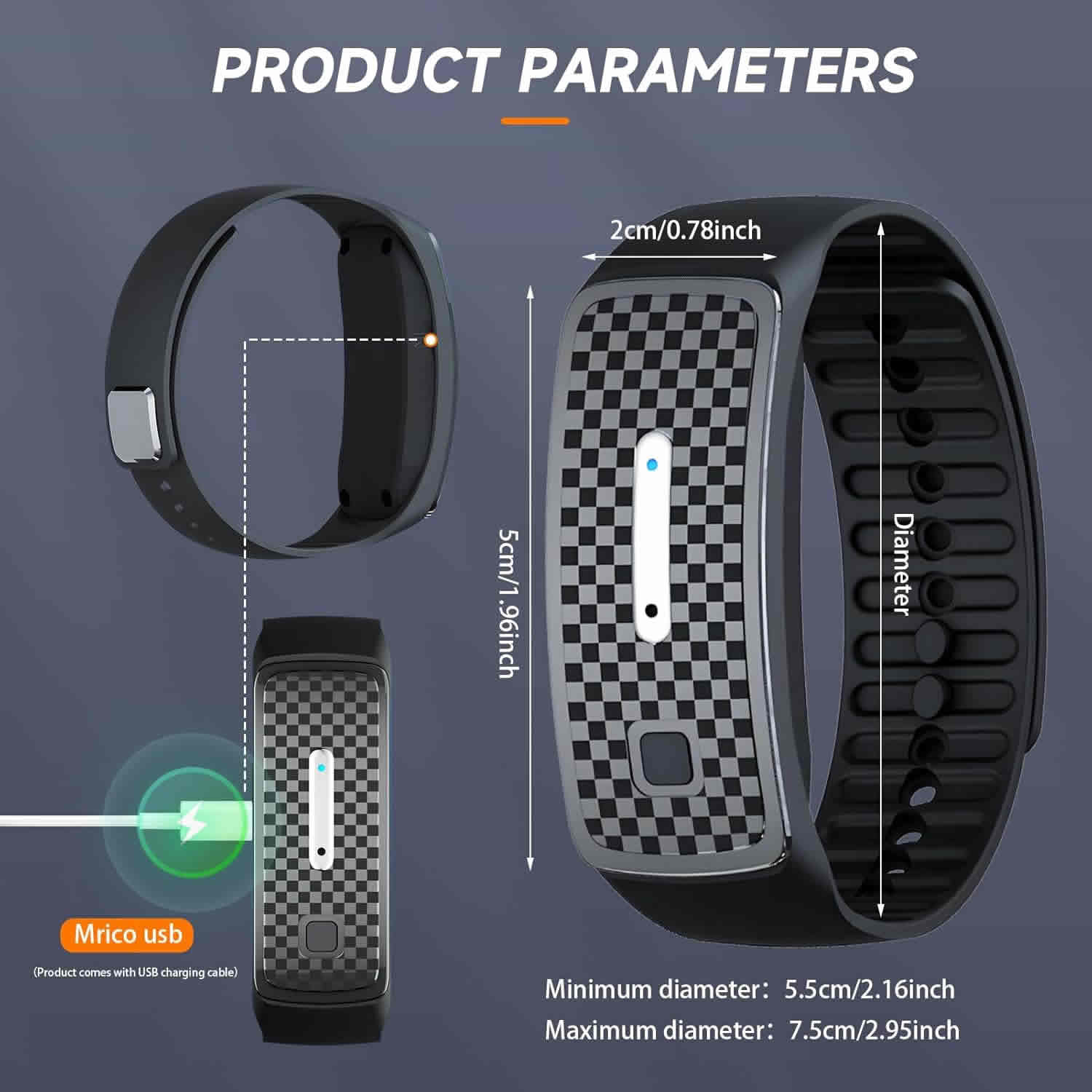 PULSERA  PRÁCTICA ULTRASÓNICA REPELENTES DE MOSQUITOS - 3