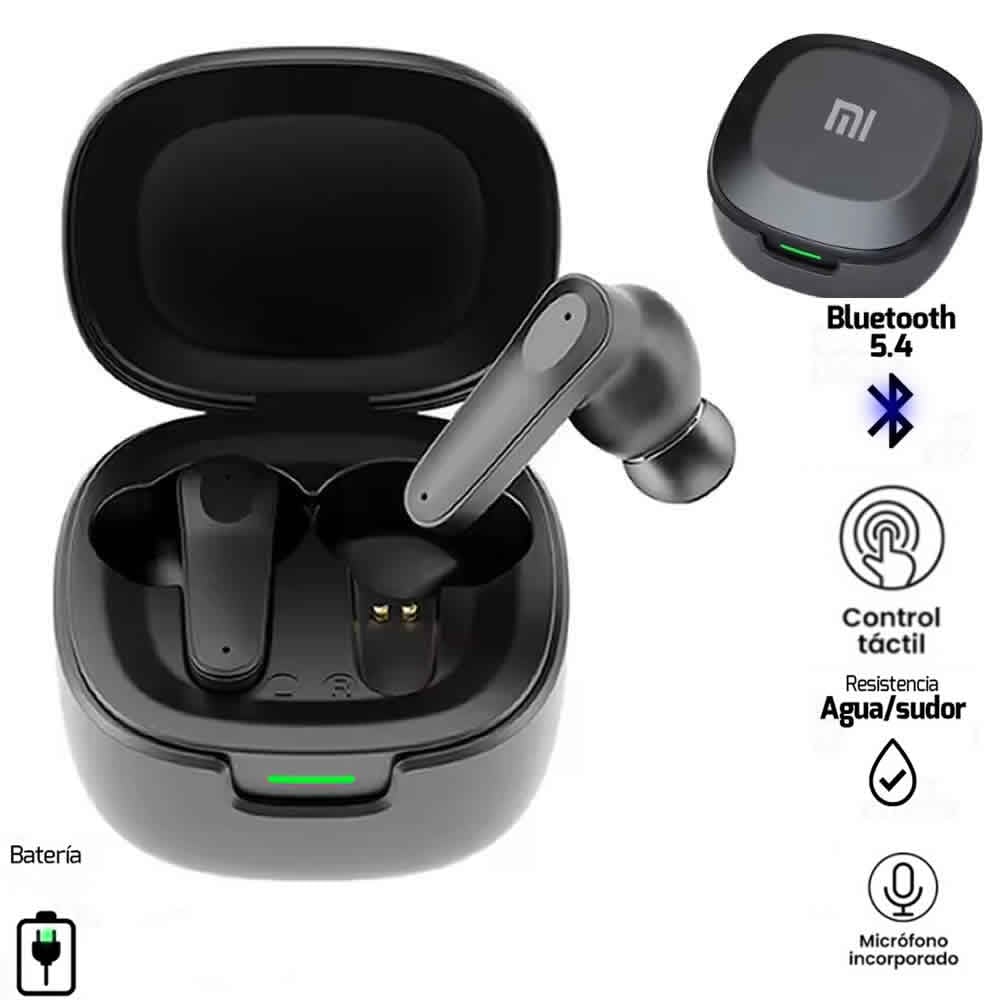 AURICULARES BLUETOOTH 5.4 EARBUDS XIAOMI REDMI A98 WIRELESS BLACK - 1