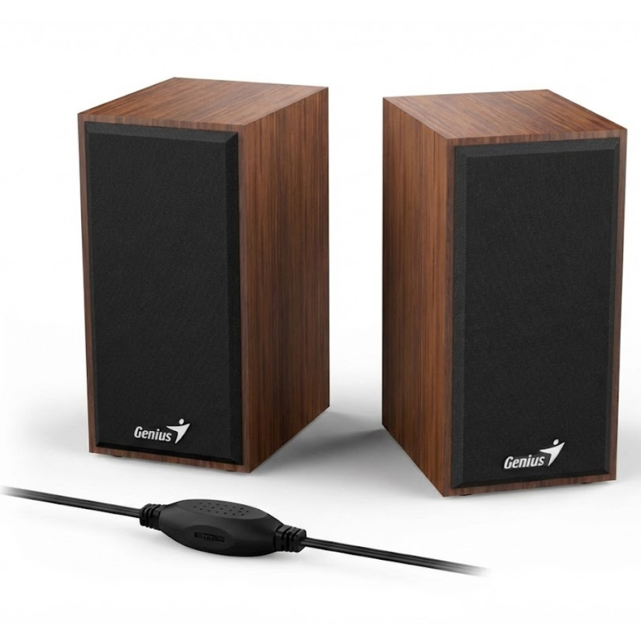 PARLANTE 2.0 GENIUS SP-HF180 (6W) USB MADERA - 2