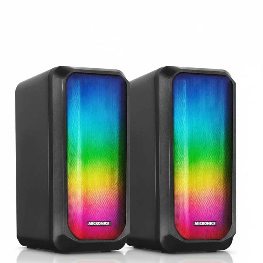 PARLANTE PARA PC GAMER RGB GAMING SOUND FLAMING RGB 2.5 - 1