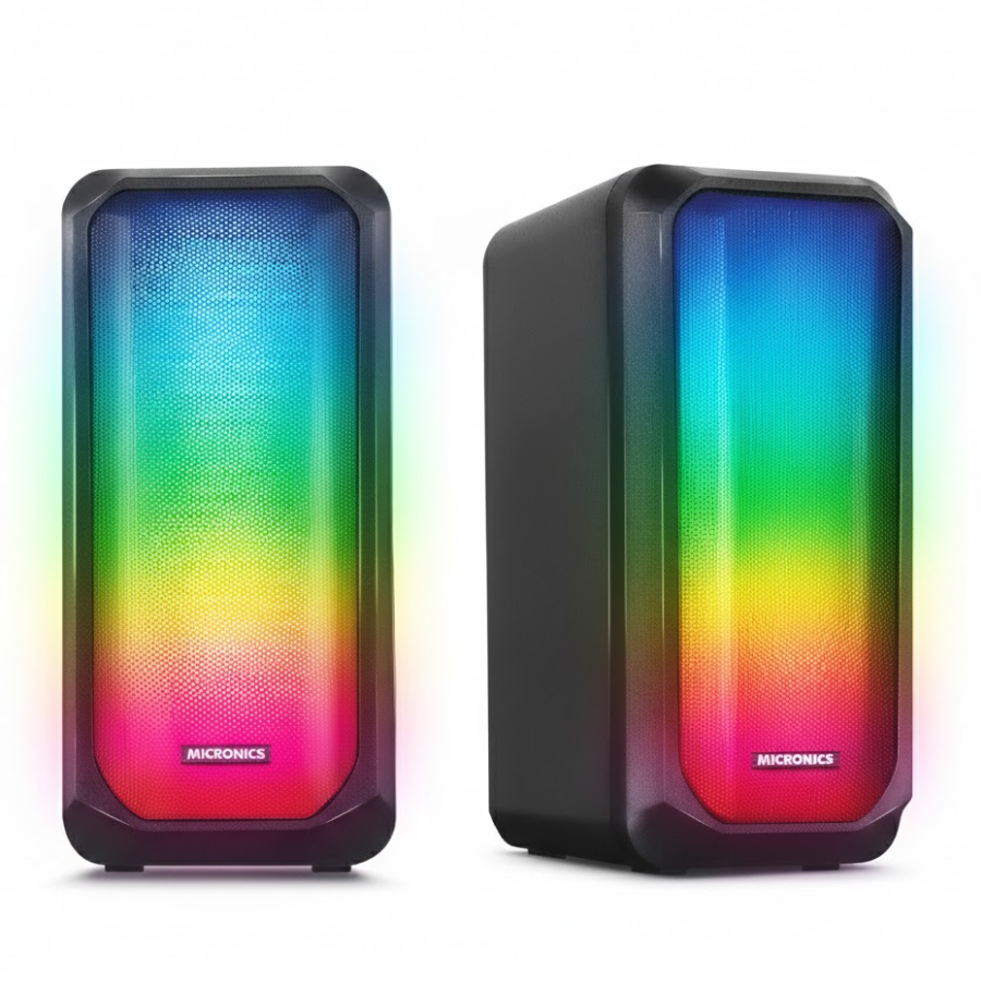 PARLANTE PARA PC GAMER RGB GAMING SOUND FLAMING RGB 2.5 - 3