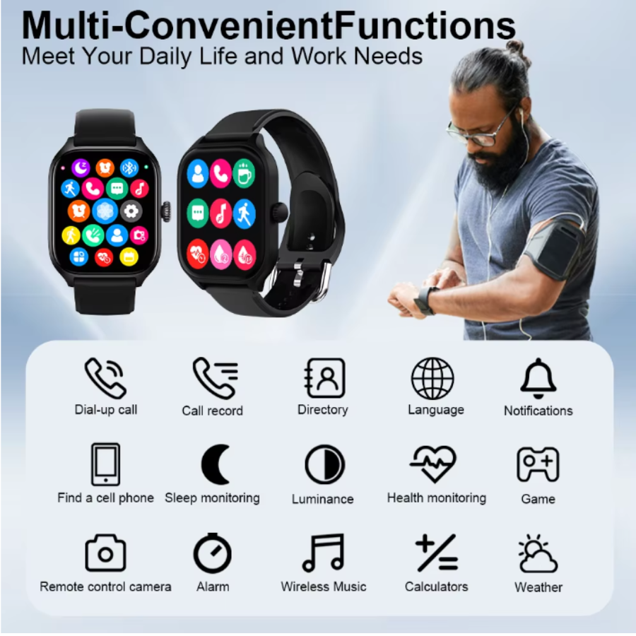 RELOJ INTELIGENTE BLUETOOTH LAXASFIT H6 Pink - 5