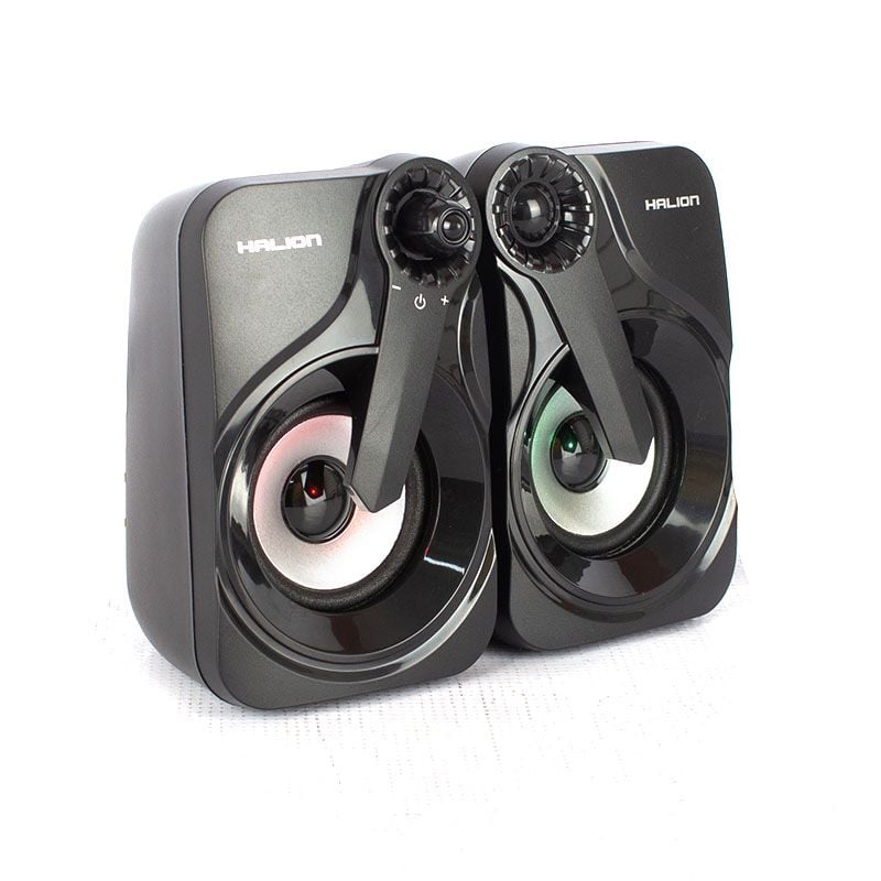 PARLANTE USB GAMER HALION HA-S260 RGB BIG BLACK - 5