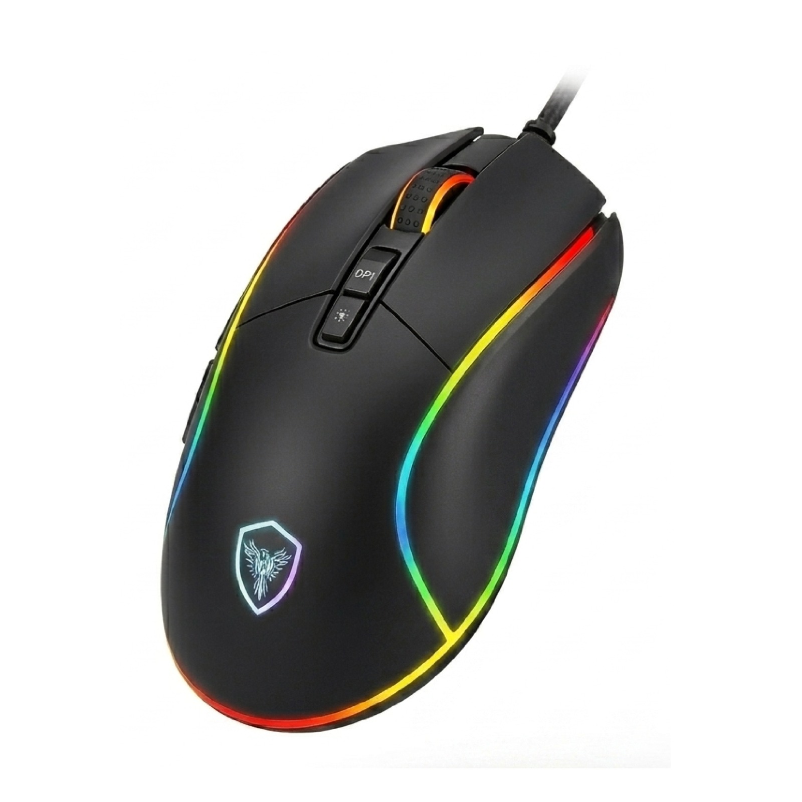 MOUSE GAMER LEGEND 8 MIC M803-8 USB LEDS 6B 12800PI - 3