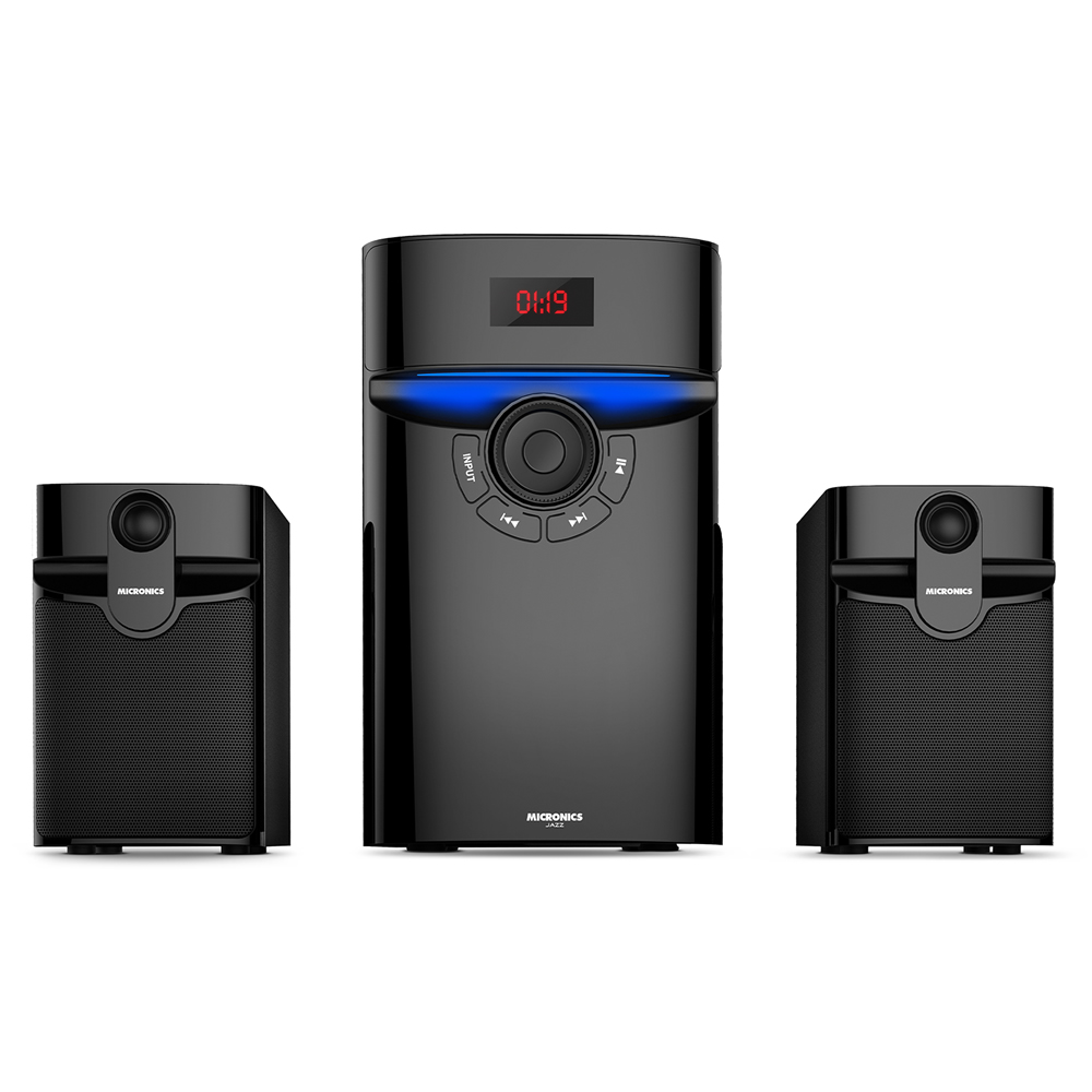 PARLANTE MICRONICS MIC S7001BT 2.1 JAZZ NEGRO - 2
