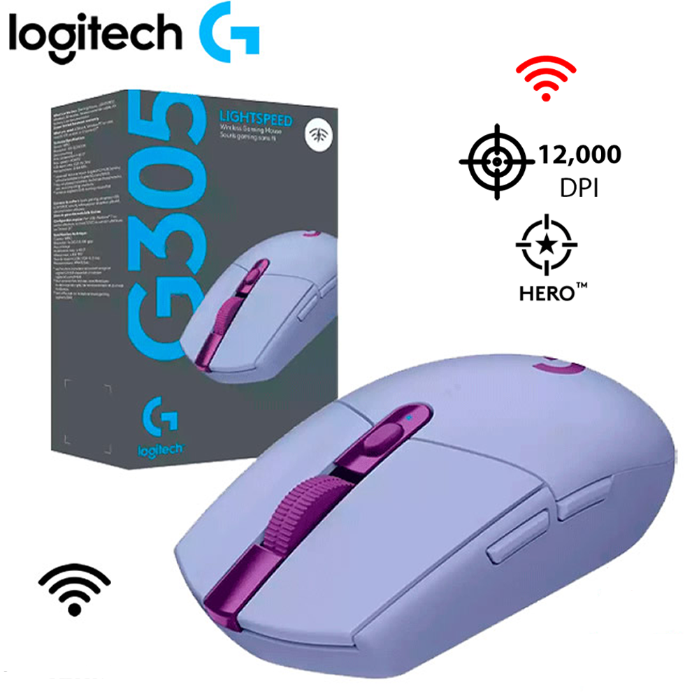 MOUSE GAMER LOGITECH G305 LIGHTSPEED WIRELESS LILA - 1