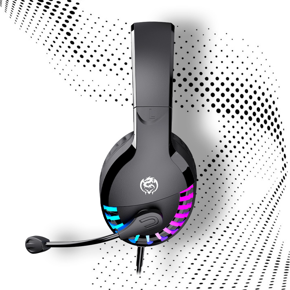 AUDIFONO GAMER RGB 5.1 USB STRIKER  RAINBOW RGB - 2