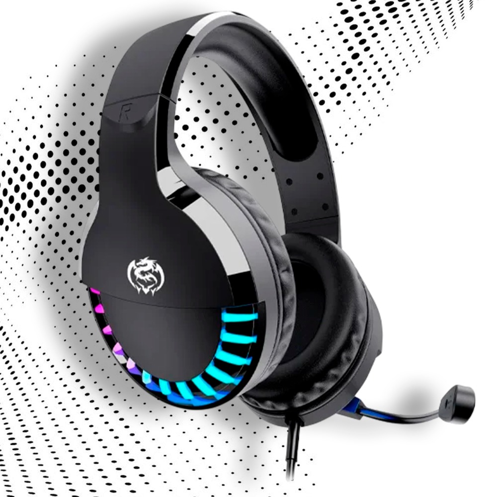 AUDIFONO GAMER RGB 5.1 USB STRIKER  RAINBOW RGB - 3