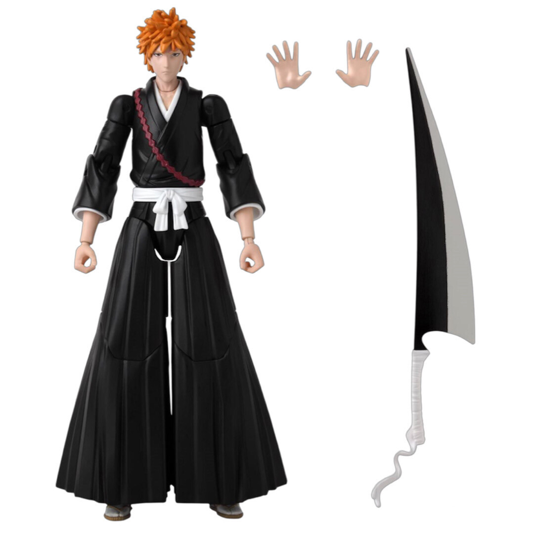 FIGURA DE ACCIÓN BANDAI ANIME HEROES ICHIGO KUROSAGI BLEACH - 3