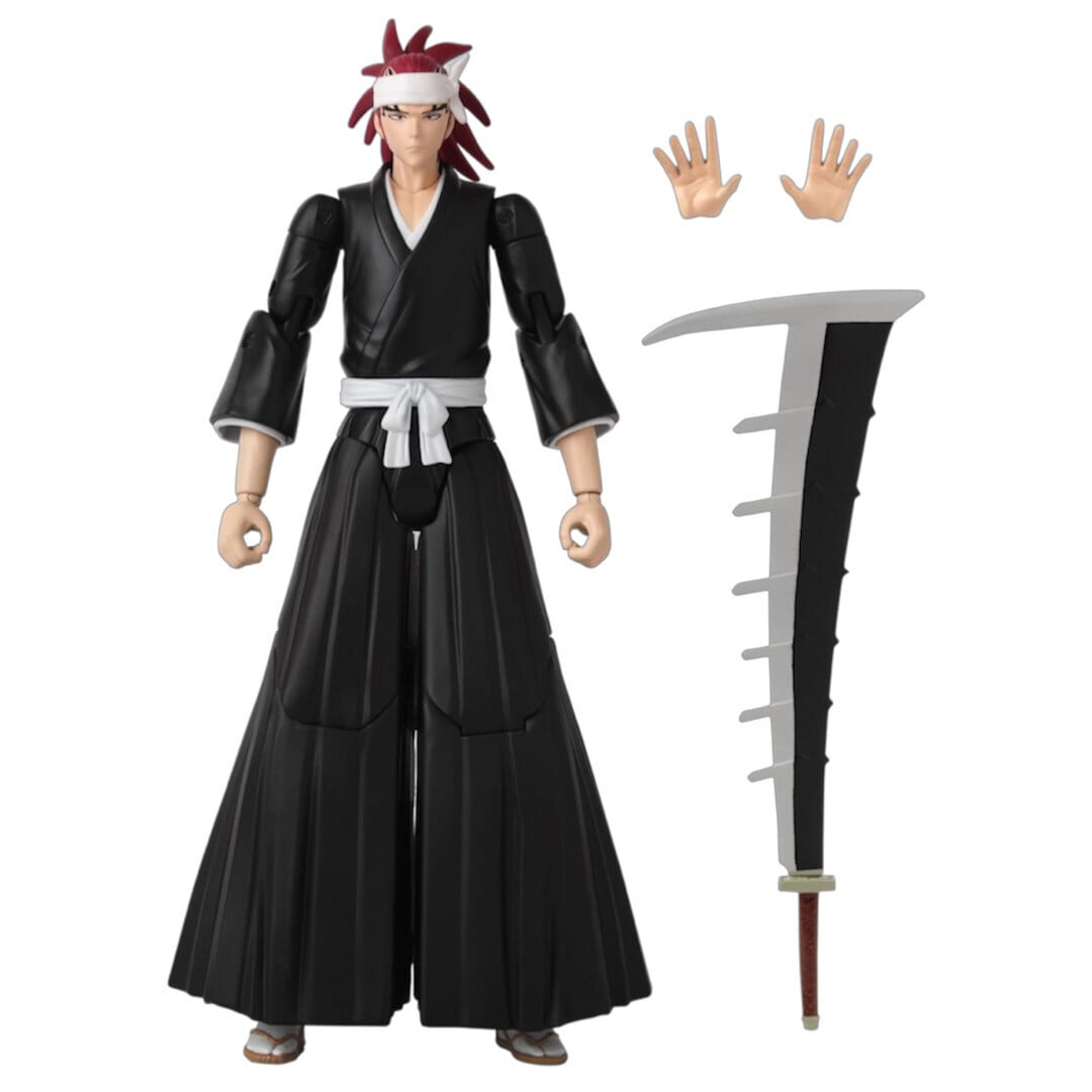 FIGURA DE ACCIÓN BANDAI ANIME HEROES RENJI ABARAI BLEACH - 3