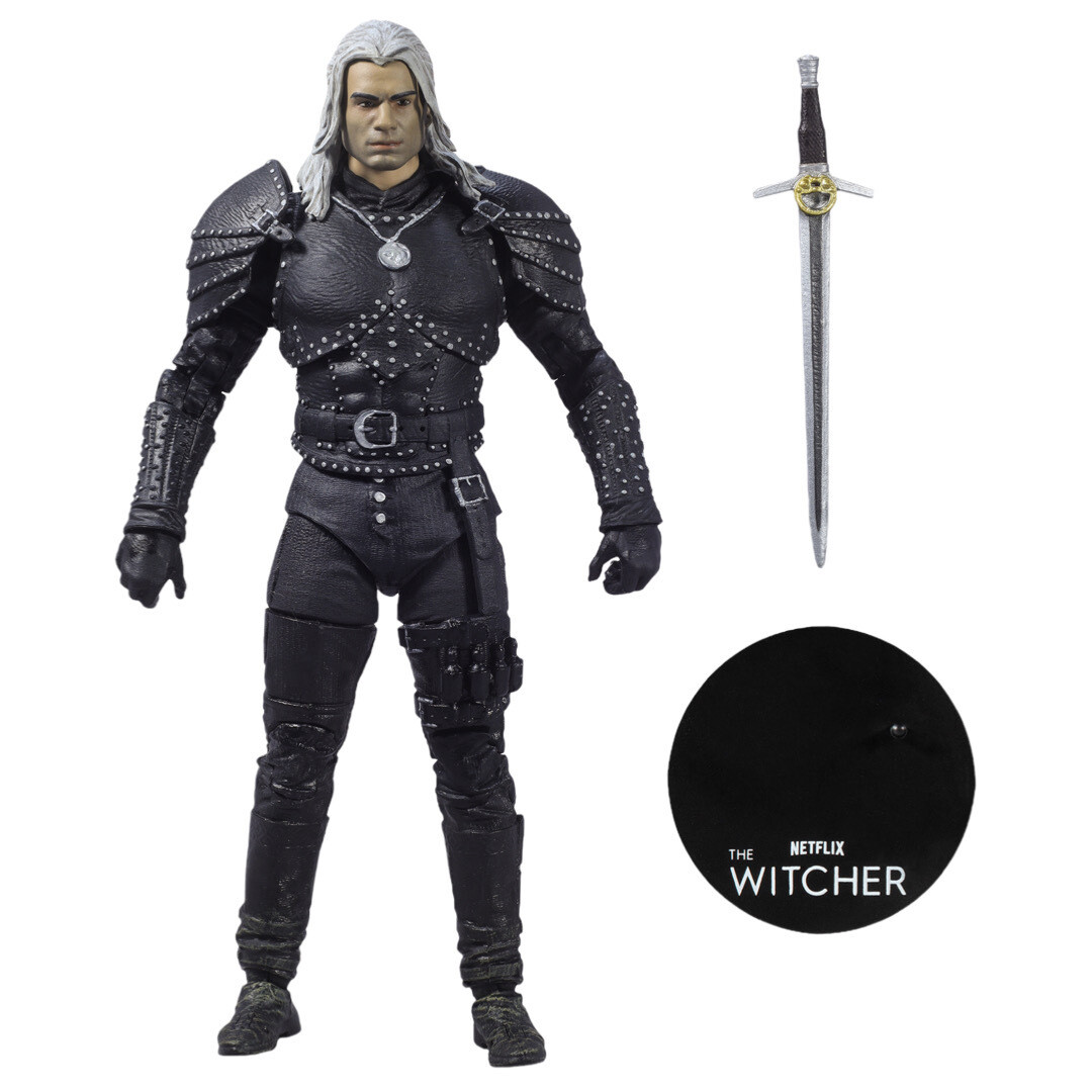 McFarlane Actionfigur Geralt Of Rivia – 18 Cm, Basierend Auf The Witcher Netflix Season 2 | Mit 22 Gelenken