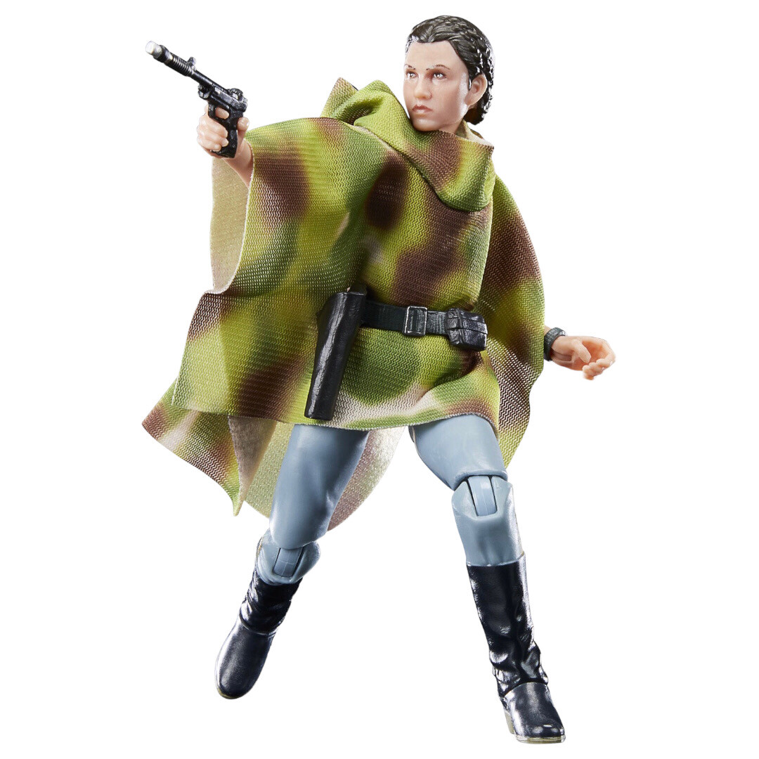 FIGURA ACCIÓN HASBRO BLACK SERIES PRINCESS LEIA ORGANA (ENDOR BATTLE PONCHO) EVI THE RETURN OF THE JEDI STAR WARS - 2