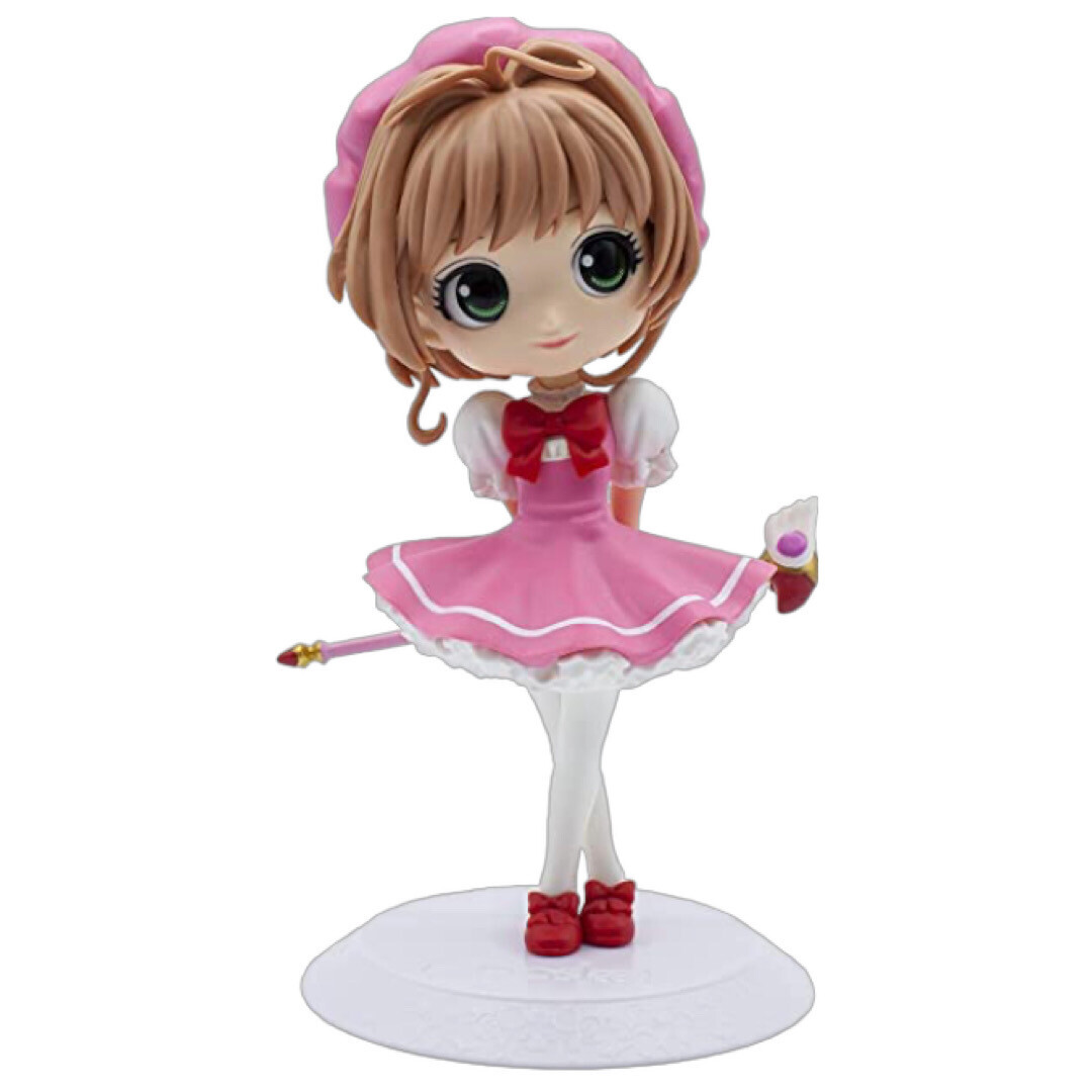 Banpresto Sakura Card Q Posket - Figure Sakura Kinomoto Mini Ver. B 14 Cm, Statuetta Collezionabile