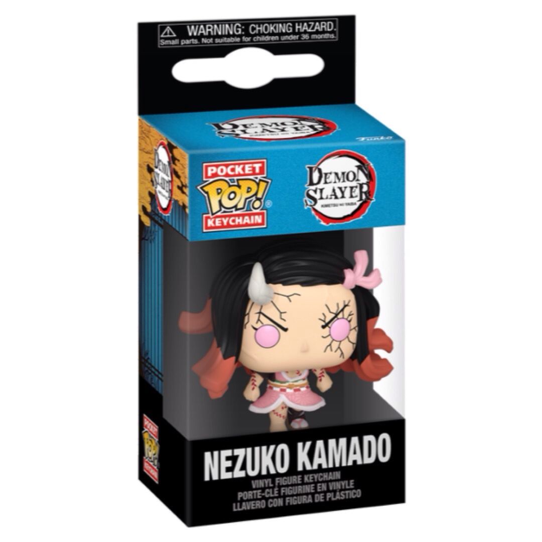 FUNKO POP KEYCHAIN NEZUKO KAMADO (DEMON MODE) DEMON SLAYER - 2