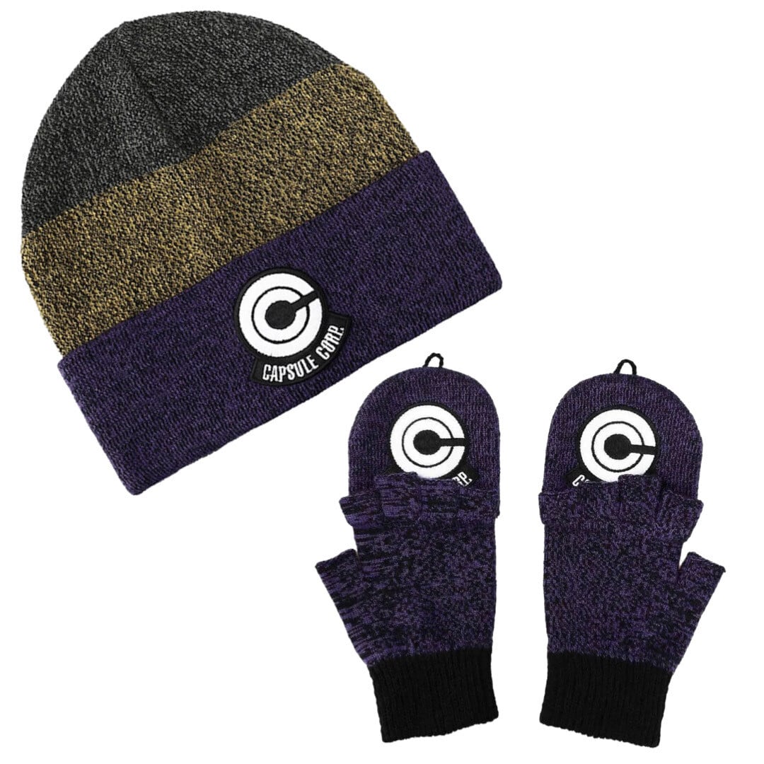 BEANIE Y GUANTES CAPSULE CORP. DRAGON BALL Z - 1