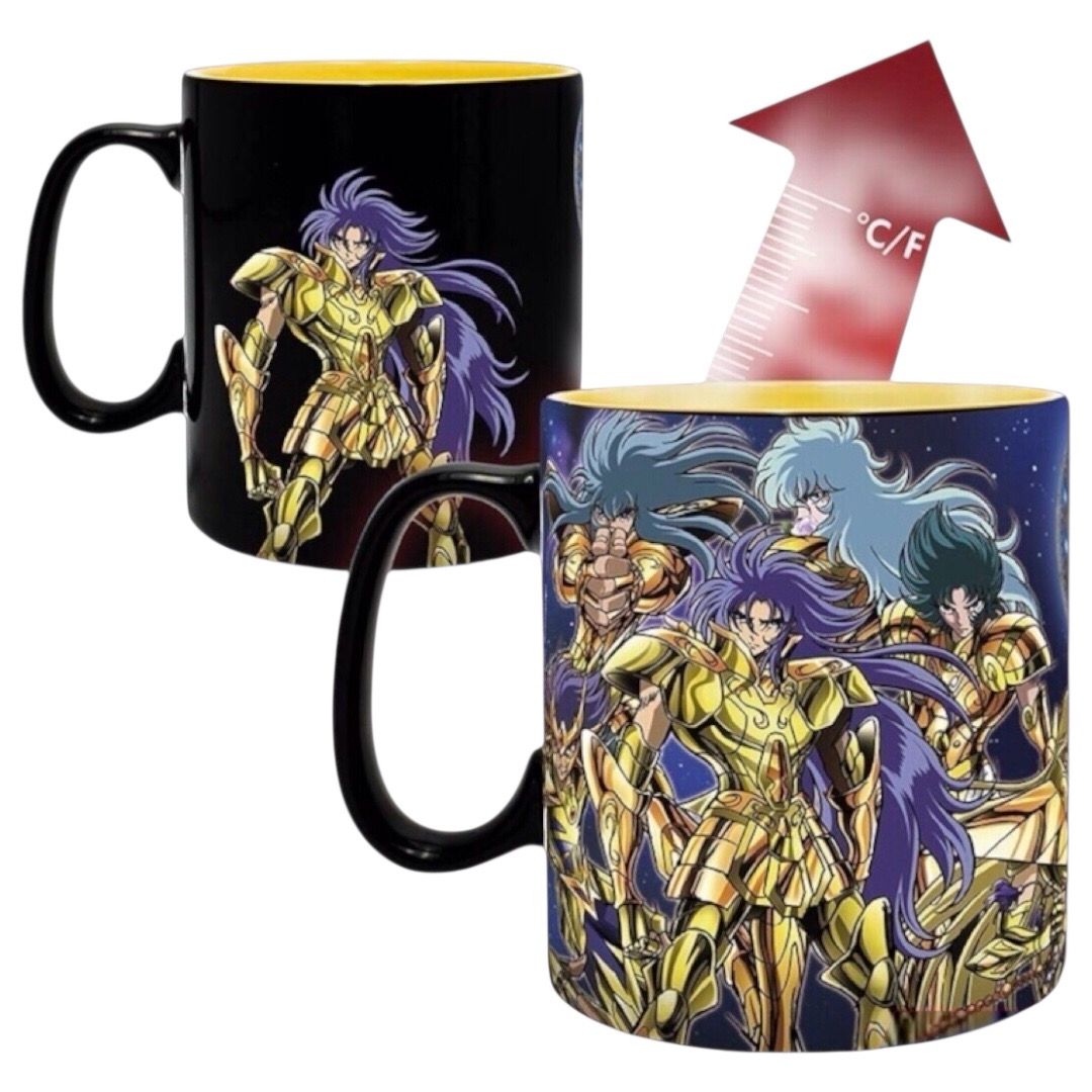TAZA MÁGICA CABALLEROS DORADOS 16 OZ SAINT SEIYA - 2
