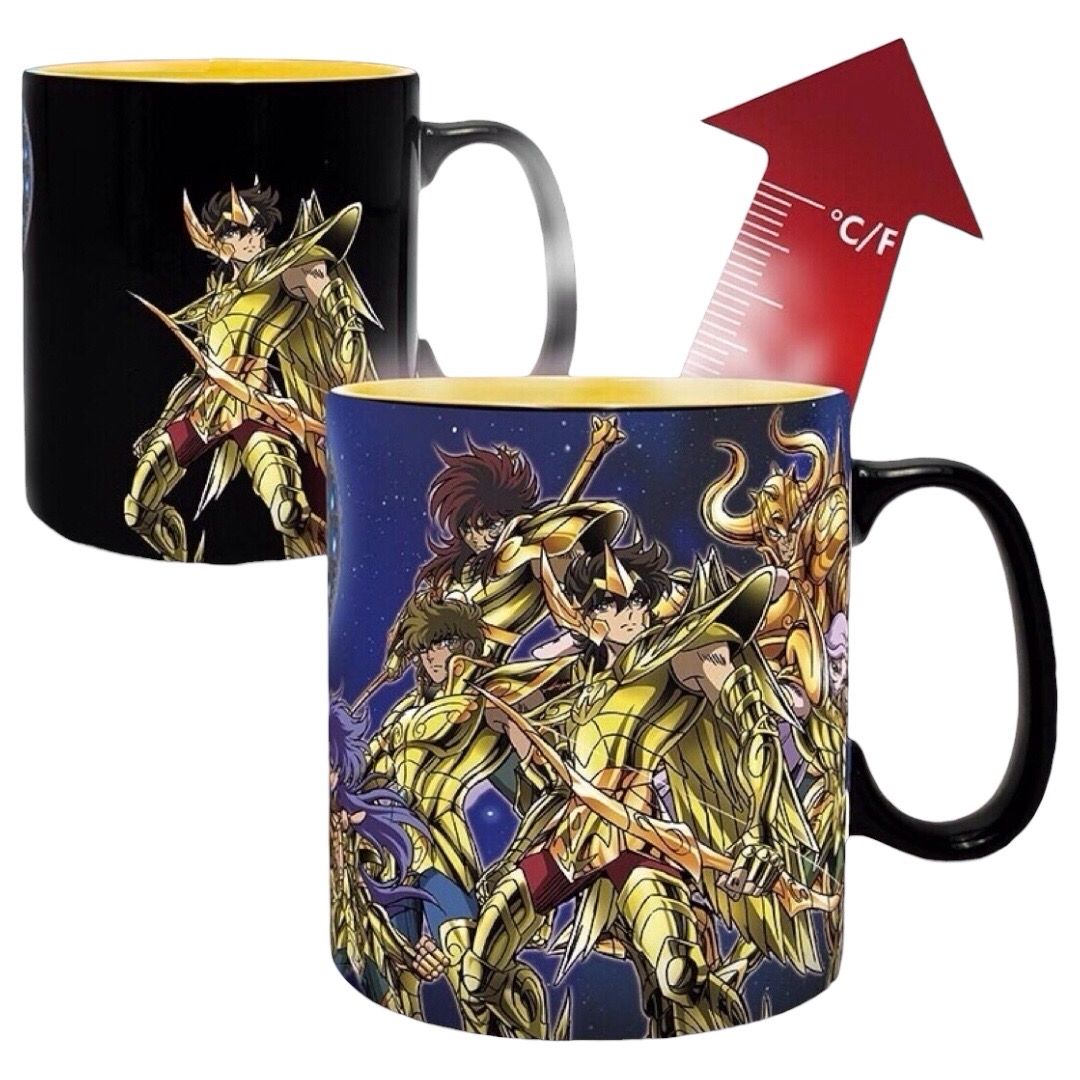 TAZA MÁGICA CABALLEROS DORADOS 16 OZ SAINT SEIYA - 3