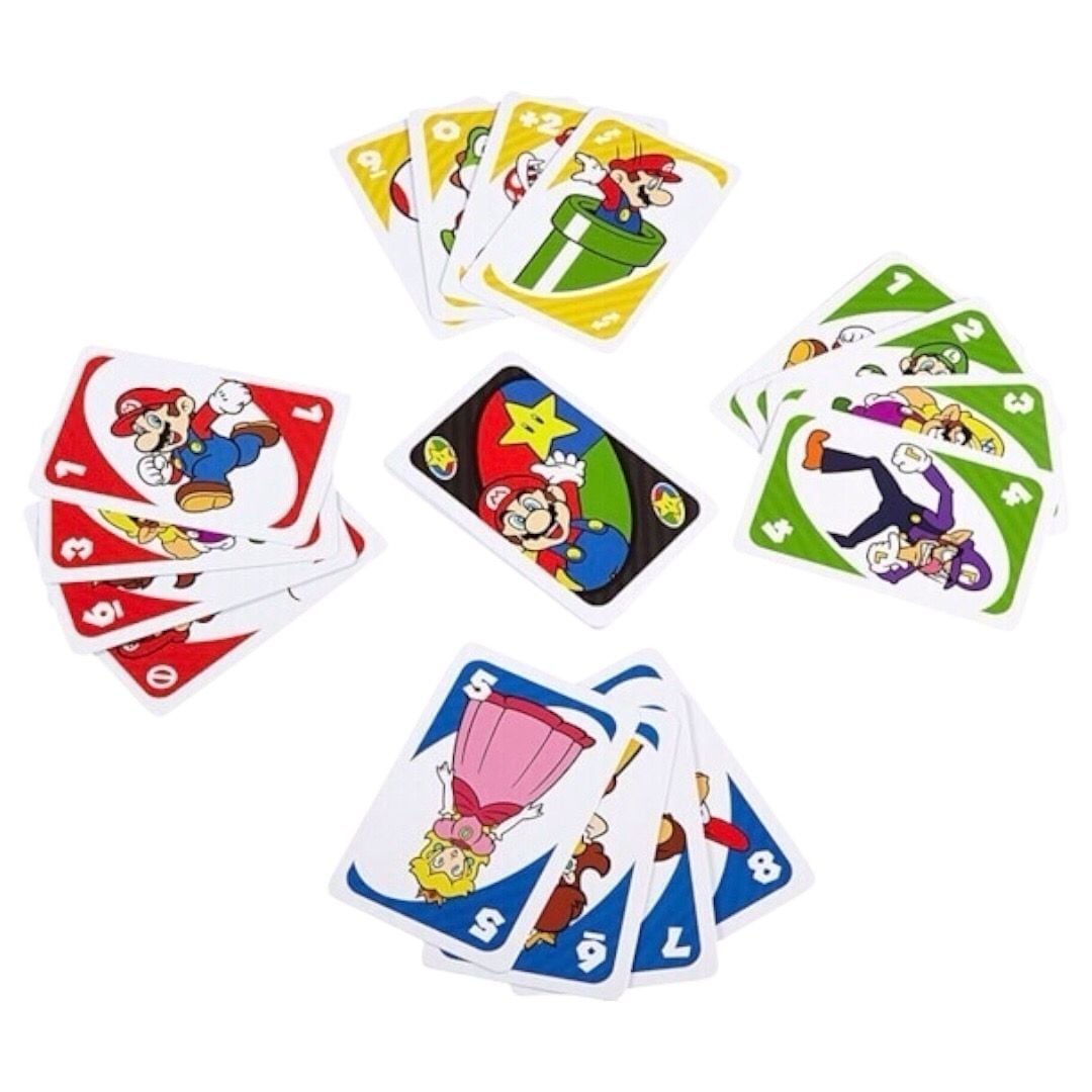 JUEGO DE CARTAS UNO SUPER MARIO - 1