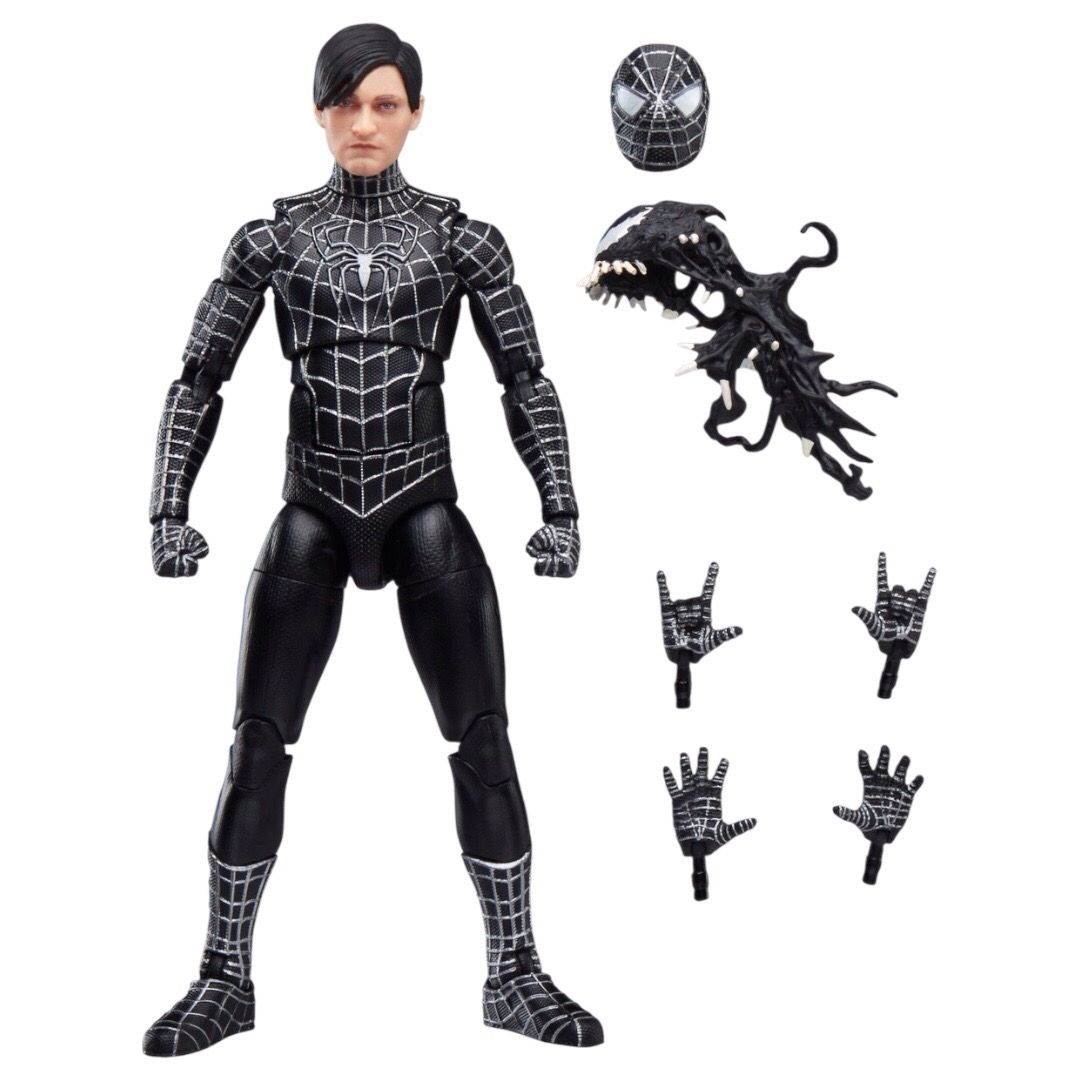 MARVEL LEGENDS FRIENDLY NEIGHBORHOOD SPIDERMAN SYMBIOTE SUIT SPIDERMAN 3 MARVREL - 3