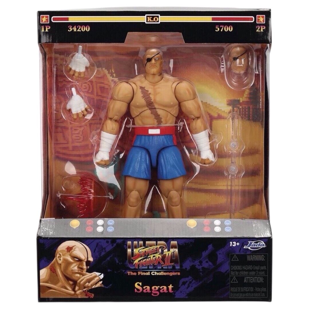JADA TOYS DELUXE SAGAT  ULTRA STREET FIGHTER II - 4