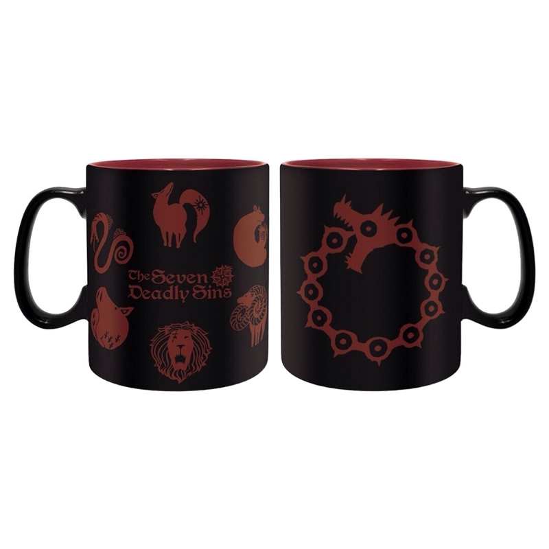 TAZA EMBLEMAS SEVEN DEADLY SINS 16 OZ SEVEN DEADLY SINS - 1