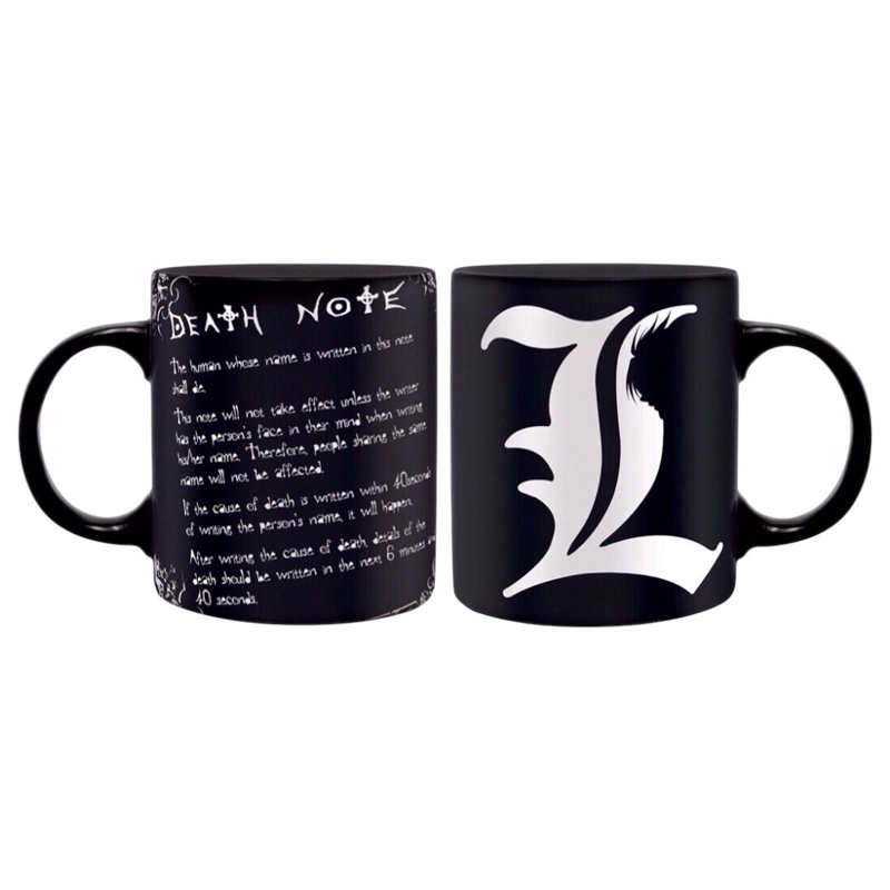 TAZA DEATH NOTE L AND RULES 11 OZ - 1