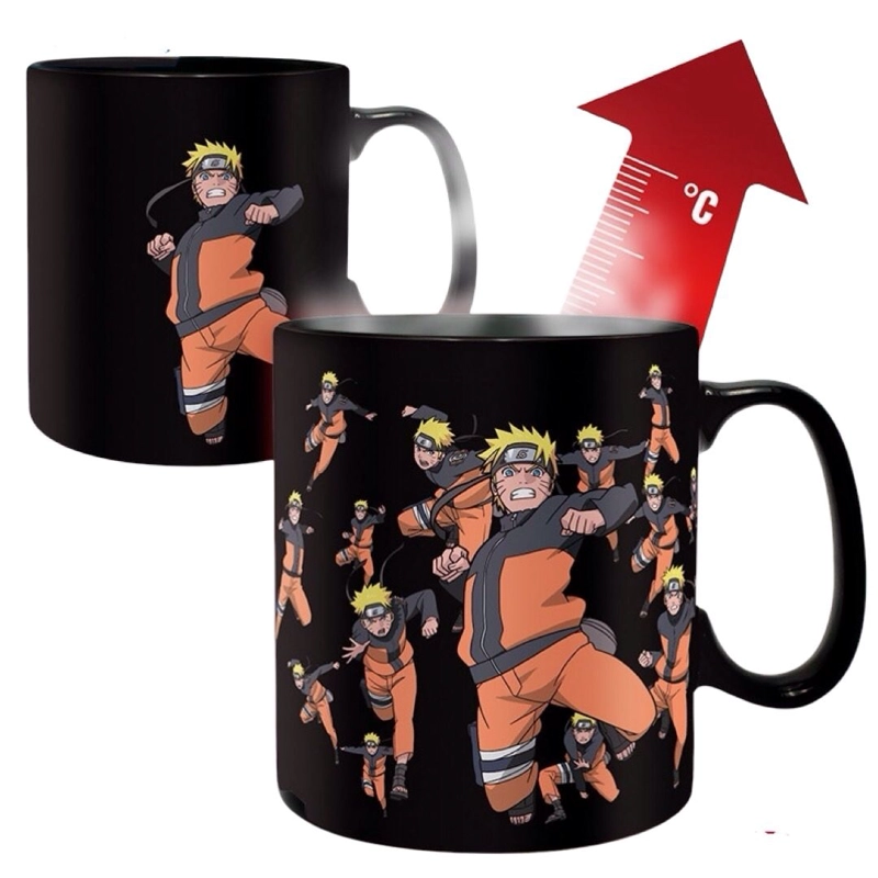 SET TAZA MÁGICA + POSAVASO CLONE JUTSU NARUTO - 3