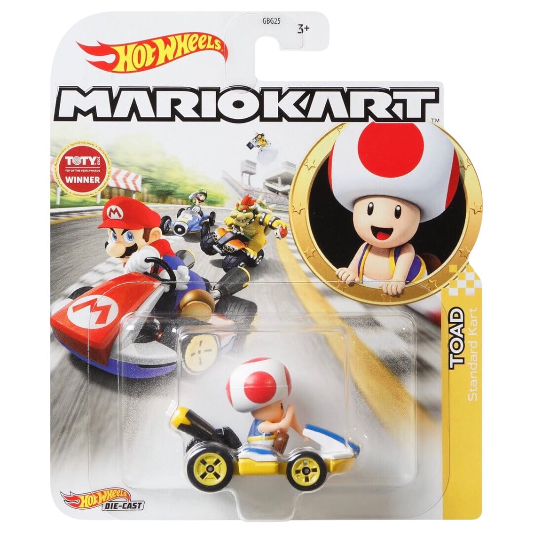 HOT WHEELS TOAD STANDARD KART MARIO KART - 2