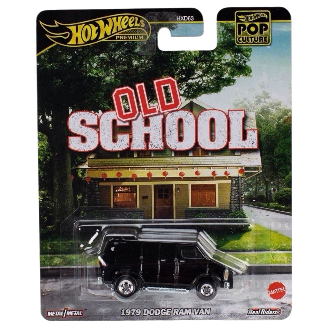 HOT WHEELS PREMIUM DODGE RAM VAN OLD SCHOOL - 2
