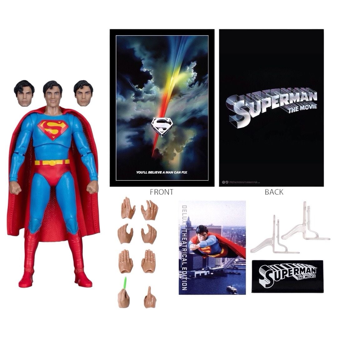 MCFARLANE TOYS SUPERMAN 1978 DELUXE THEATRICAL EDITION DC - 3