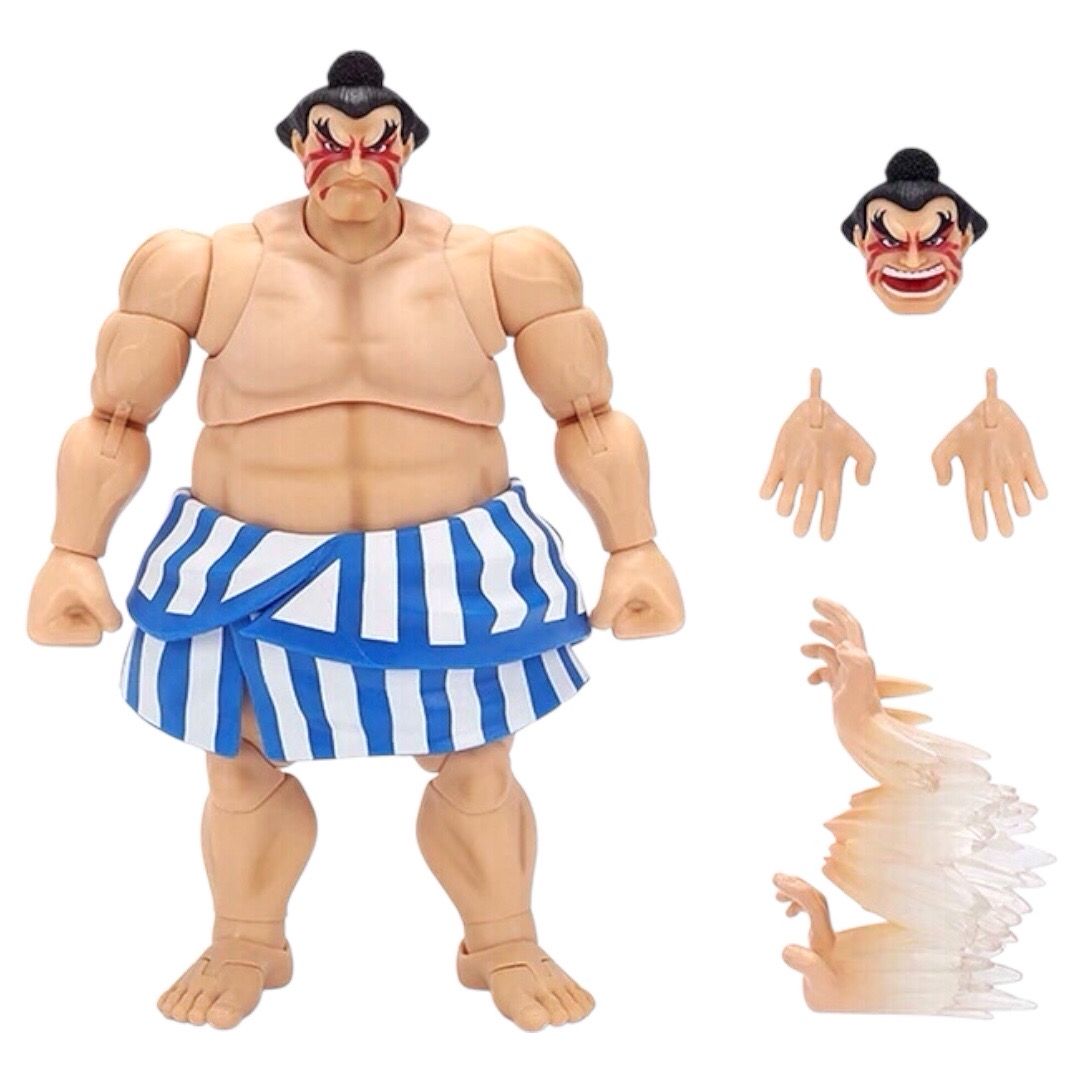 JADA TOYS DELUXE E. HONDA  ULTRA STREET FIGHTER II - 4
