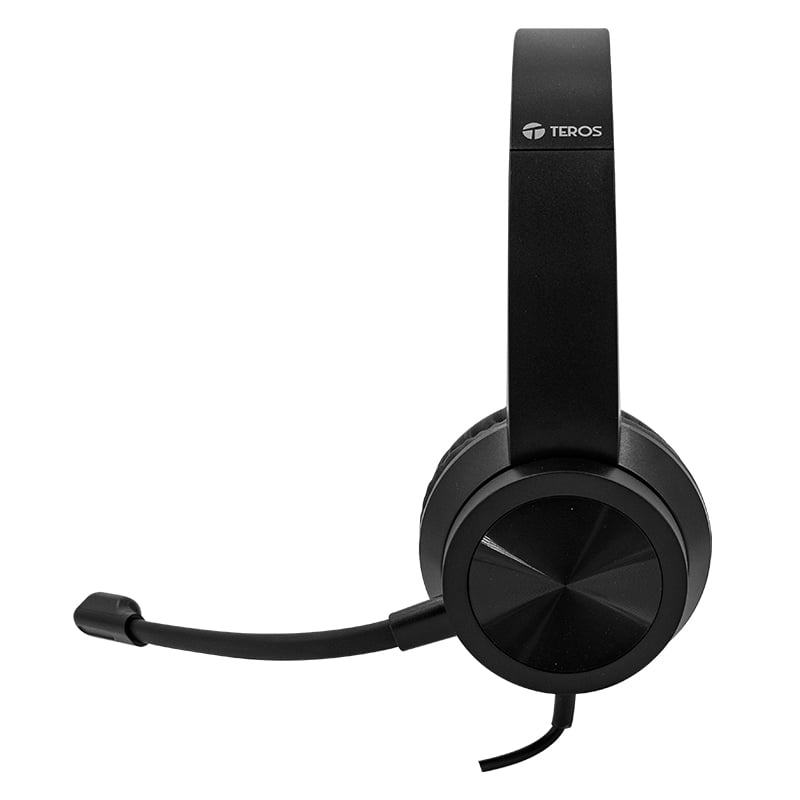 AUDÍFONO ALAMBRICO TEROS TE-8037N - NEGRO - 2