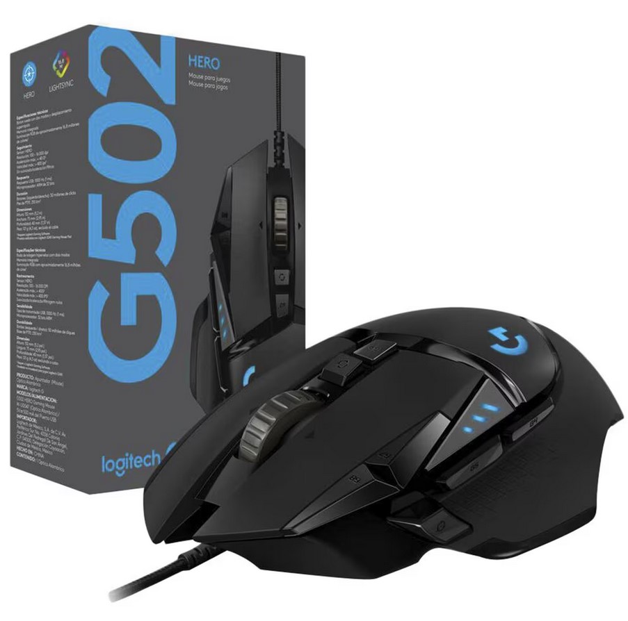 MOUSE LOGITECH G502 HERO GAMER - 3