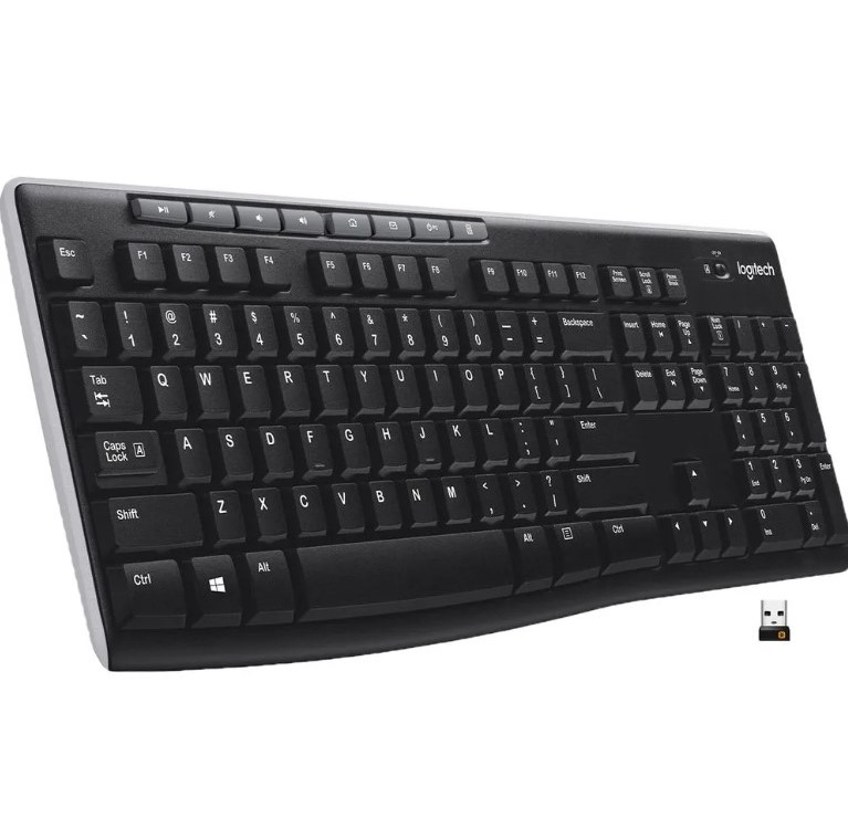 TECLADO INALÁMBRICO LOGITECH K270 USB NEGRO PARA PC - 2