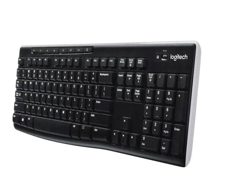 TECLADO INALÁMBRICO LOGITECH K270 USB NEGRO PARA PC - 4