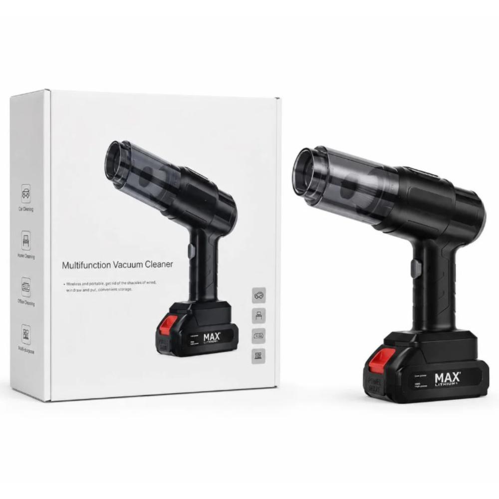 ASPIRADORA SOPLADORA MAX CON BATERÍA 12V USB MA-503 - 1