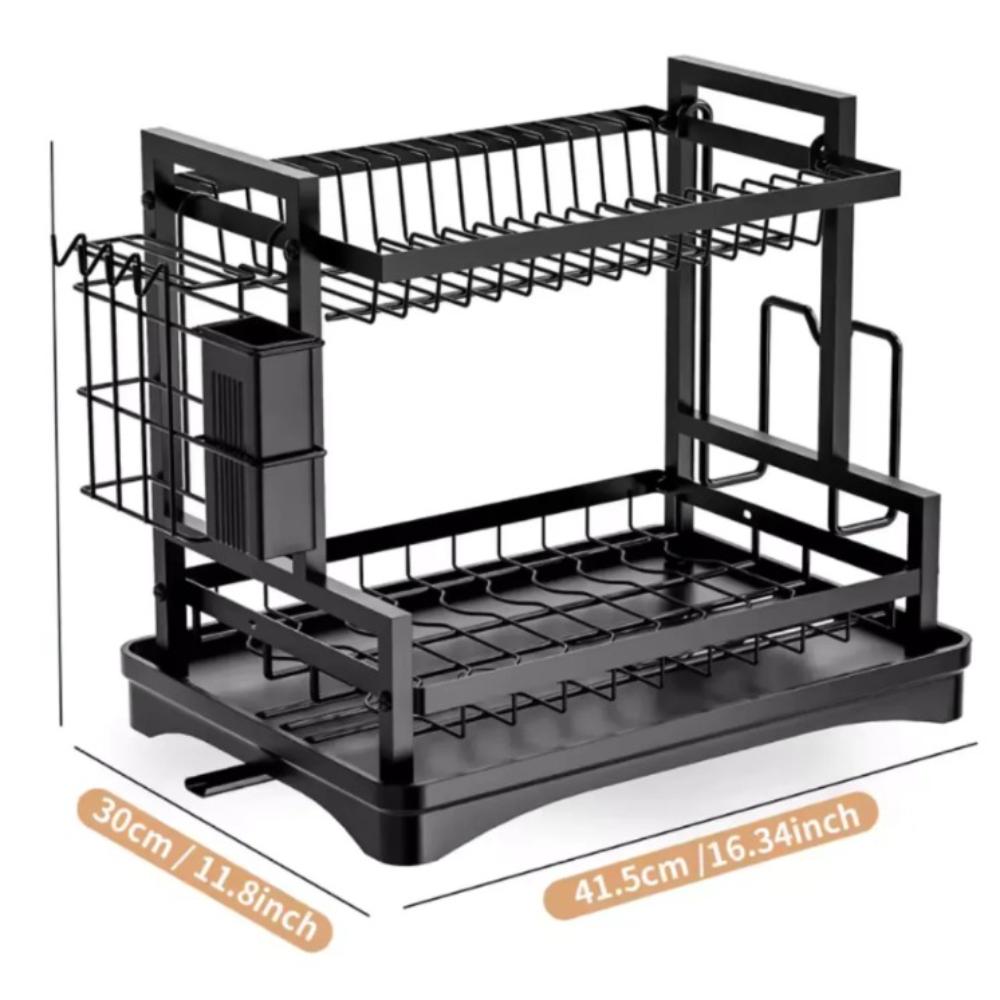 ESCURRIDOR ORGANIZADOR RACK DE 2 NIVELES - 1