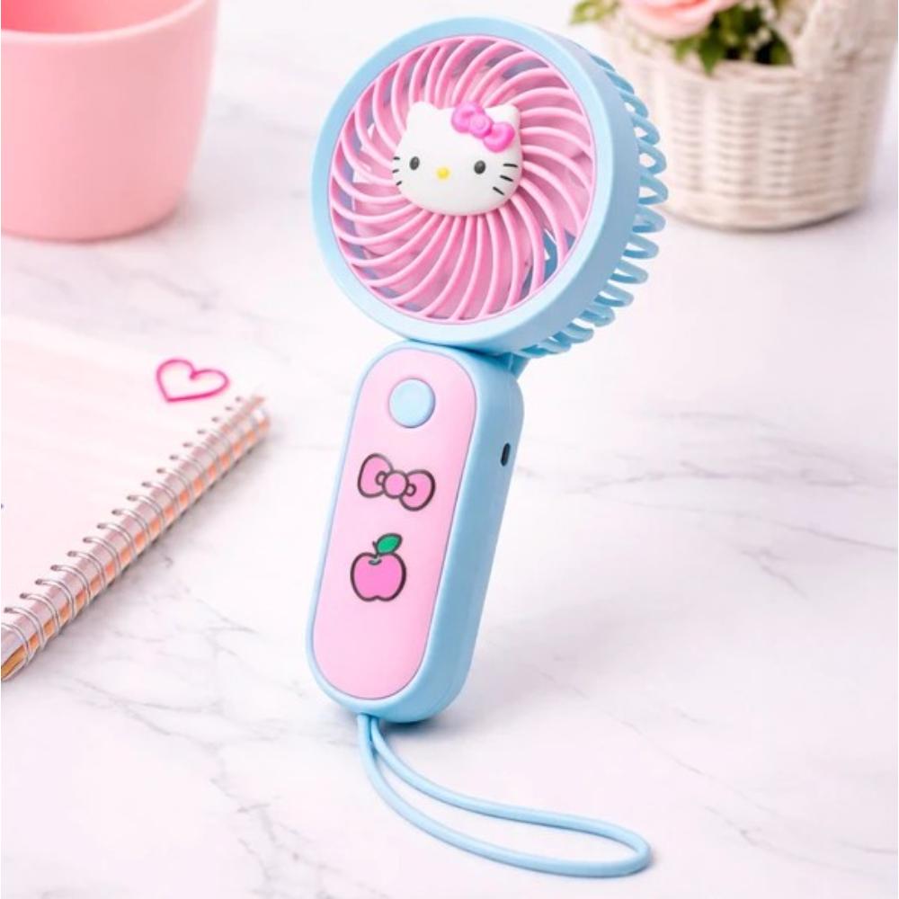 MINI VENTILADOR PORTÁTIL PARA NIÑAS ROSA - 2